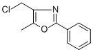 Structure of 4-(CHLOROMETHYL)-5-METHYL-2-PHENYL-1,3-OXAZOLE