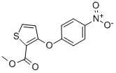 METHYL 3-(4-NITROPHENOXY)-2-THIOPHENECARBOXYLATE结构式