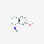 Structure of (1r)-7-methoxy-1,2,3,4-tetrahydronaphthalen-1-amine