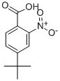 4-叔丁基-2-硝基苯甲酸结构式
