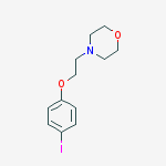 Morpholine, 4-[2-(4-iodophenoxy)ethyl]-结构式