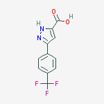 Structure of 3-[4-(trifluoromethyl)phenyl]-1h-pyrazole-5-carboxylic Acid