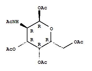 Structure of 1-O,3-O,4-O,6-O-Tetraacetyl-2-(acetylamino)-2-deoxy-α-D-galactopyranose
