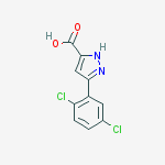 Structure of 5-(2,5-DICHLOROPHENYL)-1H-PYRAZOLE-3-CARBOXYLIC ACID