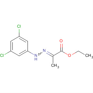 Structure of Propanoic acid, 2-[(3,5-dichlorophenyl)hydrazono]-, ethyl ester