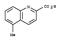 Structure of QUINALDIC ACID,5-METHYL-