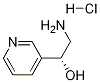 (R)-2-氨基-1-(吡啶-3-基)乙醇盐酸盐结构式