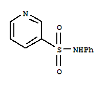 Structure of 3-Pyridinesulfonamide,N-phenyl-