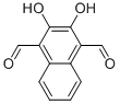 Structure of 2,3-DIHYDROXYNAPHTHALENE-1,4-DICARBALDEHYDE