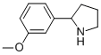 Structure of 2-(3-METHOXYPHENYL)PYRROLIDINE