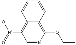 1-乙氧基-4-硝基异喹啉结构式