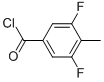 Structure of BENZOYL CHLORIDE,3,5-DIFLUORO-4-METHYL-