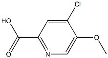 Structure of 4-Chloro-5-Methoxy-pyridine-2-carboxylic acid