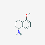 Structure of (1R)-5-methoxy-1,2,3,4-tetrahydronaphthalen-1-amine
