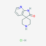 Structure of Spiro[piperidine-4,3'-pyrrolo[2,3-b]pyridin]-2'(1'H)-one hydrochloride