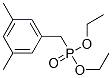 3,5-Dimethylbenzylphosphonic acid diethyl ester结构式