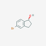 Structure of (R)-5-Bromo-2,3-dihydro-1H-inden-1-ol
