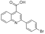 Structure of 2-(4-BROMO-PHENYL)-QUINOLINE-4-CARBOXYLIC ACID