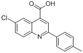 Structure of 6-CHLORO-2-(4-METHYLPHENYL)QUINOLINE-4-CARBOXYLICACID