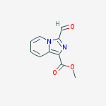 methyl 3-formylH-imidazo[1,5-a]pyridine-1-carboxylate结构式