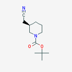 Structure of (R)-1-Boc-3-(Cyanomethyl)Piperidine