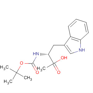 Structure of D-Tryptophan, N-[(1,1-dimethylethoxy)carbonyl]-1-methyl-