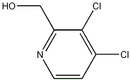 3,4-Dichloro-2-(hydroxymethyl)pyridine结构式