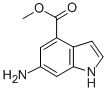 Structure of METHYL 6-AMINO-4-INDOLECARBOXYLATE