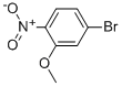 Structure of 4-bromo-2-methoxy-1-nitrobenzene