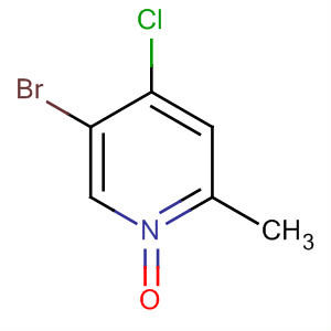 Structure of Pyridine, 5-bromo-4-chloro-2-methyl-, 1-oxide