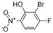 Structure of 2-Bromo-3-fluoro-6-nitrophenol