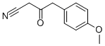Structure of 4-METHOXY-BETA-OXO-BENZENEBUTANENITRILE