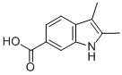 Structure of 2,3-DIMETHYL-1H-INDOLE-6-CARBOXYLIC ACID