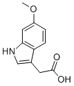 6-甲氧基吲哚-3-乙酸结构式