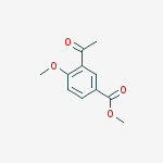 methyl 3-acetyl-4-methoxybenzoate结构式