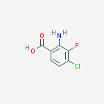 Structure of 2-Amino-4-Chloro-3-Fluorobenzoic Acid