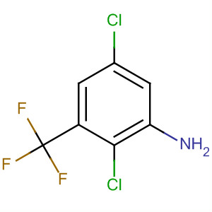 Benzenamine, 2,5-dichloro-3-(trifluoromethyl)-结构式