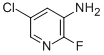 3-氨基-5-氯-2-氟吡啶结构式