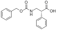 (R)-3-(BENZYLOXYCARBONYLAMINO)-2-PHENYLPROPANOIC ACID结构式