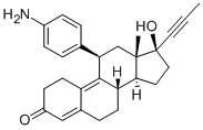 Structure of DIDESMETHYL MIFEPRISTONE