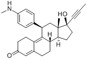 Structure of N-DESMETHYL MIFEPRISTONE
