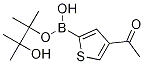 Structure of 4-Acetylthiophene-2-boronic acid, pinacol ester