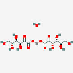 Structure of 2-Keto-D-gluconic acid hemicalcium salt hydrate