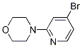 4-(4-Bromopyridin-2-yl)morpholine结构式
