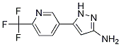 Structure of 1H-Pyrazol-3-aMine, 5-[6-(trifluoroMethyl)-3-pyridinyl]-