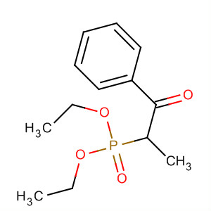 Phosphonic acid, (1-methyl-2-oxo-2-phenylethyl)-, diethyl ester结构式