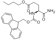 Structure of FMOC-L-GLUTAMIC ACID GAMMA-T-BUTYL ESTER ALPHA-AMIDE