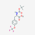 Structure of (2s)-2-[(2-methylpropan-2-yl)oxycarbonylamino]-3-[4-(trifluoromethoxy)phenyl]propanoic Acid