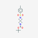 Structure of 2,6-Diazaspiro[3.3]heptane-2-carboxylic acid, 6-[(4-methylphenyl)sulfonyl]-, 1,1-dimethylethyl ester