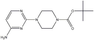 Structure of 1-Boc-4-(4-aminopyrimidin-2-yl)piperazine